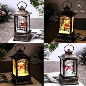 크리스마스 랜턴 워터볼 조명 스노우볼 무드등 인테리어 산타 트리 성탄절 교회 선물