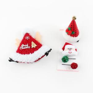 금색방울 모자장식 헤어세트