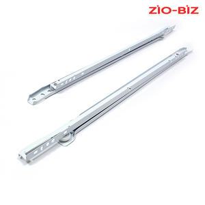 서랍레일 백색 철레일 450mm 1조/싱크대 수납장 옷장 책상 서랍장 가구 미닫이 선반 슬라이딩 교체 수리용 고강도 철물 보수용품