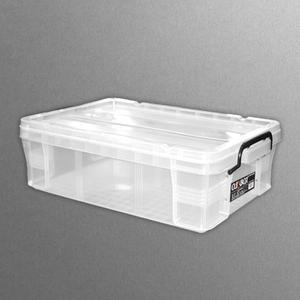 오케이박스 400호 40L 네오박스 수납 정리함 플라스틱 투명 리빙박스