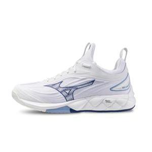 미즈노 루미너스3 화이트 블루 V1GA242196 배드민턴화 스쿼시 배구 인도어화