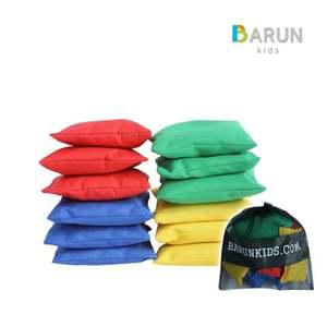 오리지날 칼라빈백 바른키즈 12개세트 콩주머니세트 유아 활동 신체 교구 어린이 뉴스포츠 체육