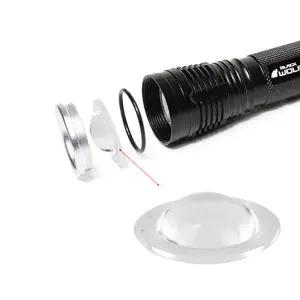 LC858 KR105 전용 교체용 볼록렌즈 자전거라이트 랜턴