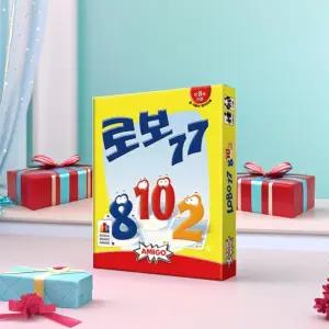 코리아보드게임즈 로보77 숫자 카드게임 보드게임 계산 암기 숫자카드 2-8명 30분