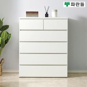 파란들가구 1000 속깊은 상2칸 5단서랍장 광폭서랍장 서랍옷장