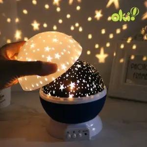 별자리 회전 무드등 OKIO 램프 원형 스타마스터 무드등 수면 수유등 아이방 신생아 어린이 유도