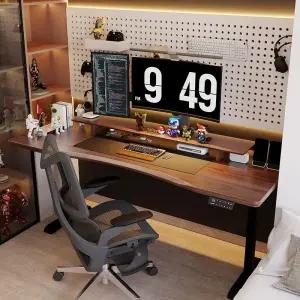 원목 모션데스크 높이조절 1400 전동 듀얼모터 럭키티엔