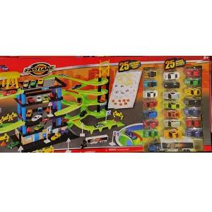 패스트레인 고층 주차장 디럭스 세트 장난감 자동차 미니카 FASTLANE