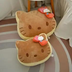 헬로키티 쿠션 소녀 감성 소파 하트 기숙사 차량 등받이 점심 휴식 팬케이크 베개 선물