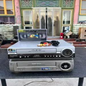 vhs플레이어 비디오 테이프  중고 카세트 연그레이 파나소닉 레코더 디지털