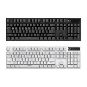 키스킨증정 앱코 K561 교체축 유무선 블루투스 기계식 키보드 화e트 적축