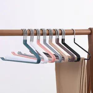 다용도 논슬립 바지걸이 바지 옷걸이 10P/행거/유치원/어린이집/학교/실내/건조/사무실/걸이