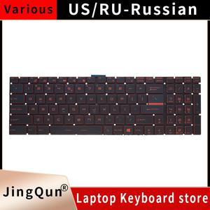 미국/영어 노트북 키보드 백라이트 포함 Msi GE62 GS60 GT72VR MS-16J1 MS-17B1 MS-13F1