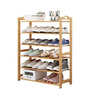 심플 신발 정리대 가정용 수납장 빈티지 4단 내추럴 캐비닛 다기능 원목 42cm 바슈랙