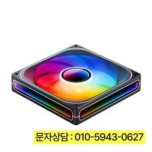 존스보 ZA-140/420 컴퓨터 케이스 팬 DIY 교체 2세트 블레이드 5V ARGB 140mm ZA-420BR PWM 역방향 조합 냉