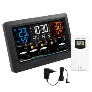 예보다기능 및 스마트 시계 실외 일기 날씨 알람 관측소실내 온도 습도 계량기 측정기