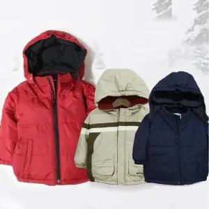 기모안감 베이비 패딩점퍼 생활방수 후드 집업 겨울 유아 하프패딩 남아 아우터