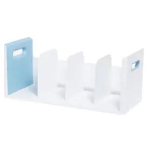 데스크 책상 책꽂이 이동식 사무실 책꽂이 사무용 심플 수납 미니