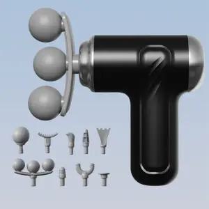 9종 헤드 마사지건 목 어깨 전신 무선 미니 전동 안마기