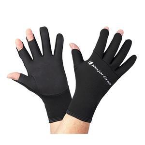 메이저크레프트 티타늄코팅 3컷 글러브(블랙/네이비) MCTG3-3/낚시장갑/3컷장갑