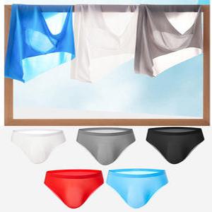 남자 냉감소재 사계절 쿨 심리스 무봉제 삼각 팬티 I5AC006