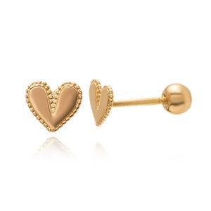 [엘렌쥬얼리]14K 포인트 하트 금 피어싱