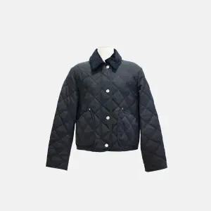 (버버리) 랜포드 크롭 퀼팅 재킷