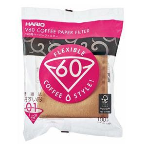[리코]일본 하리오필터 1-2인용 100매 베이지 하리오v60필터 커피여과지
