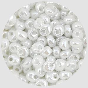 비즈톡 [BT4-01]미유키비즈비즈 눈물비즈 4mm 화이트진주Pearl (420) ,10g