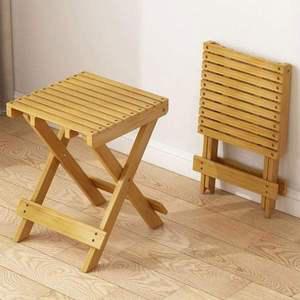 대나무 접이식 우드 의자 원목 보조 간이 폴딩 체어 접이식의자