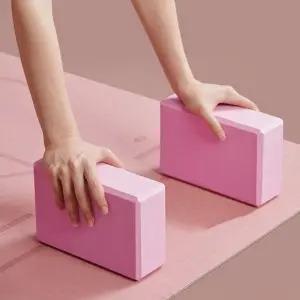 밸런스 EVA 요가블록 2p세트(핑크)/요가 EVA요가 블럭 박스 블록 홈트도구 근력 스포츠 브릭 운동기구