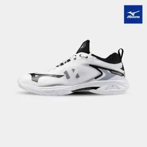 미즈노 웨이브 클로네오 3 흰검 남녀공용 배드민턴화 인도어화 71GA247320