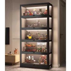 LED 진열장 술 장식장 와인 건담 피규어 건프라 유리