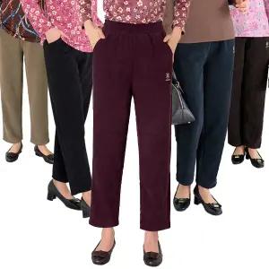 [엄마옷 로즈맘] 진송자수털안감바지