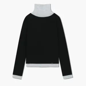 마리떼 여성 LAYERED 터틀넥 롱 슬리브 A30 MFG45FLS101 BLK HGY IVR LBR