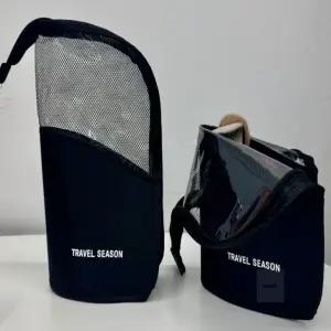 다온58 스탠드 브러쉬 파우치 블랙 아이라이너 충전케이블보관 필기구정리