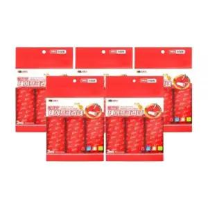 리벤스 빨간맛 펫용 돌돌이 사선컷팅 테이프크리너 리필 15입