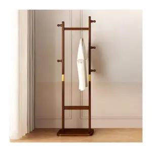 원목 스탠드형 행거 파티션 거실 옷걸이 사무실 옷거치대 모던 이중봉 외투걸이