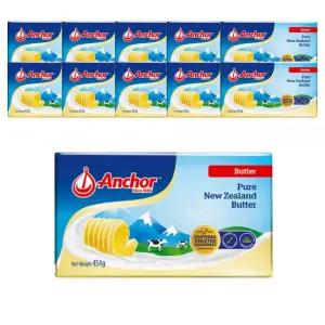 앵커 무염 버터 454g x 10개입 / 천연 무가염 / 베이킹 재료 [아이스박스 포장]