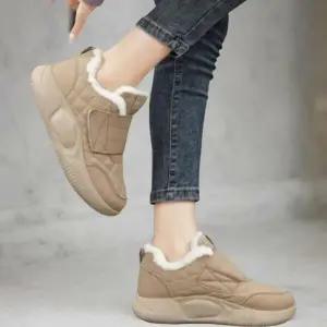 여성 방지 보온 포근한 퍼 FW 미끄럼 누빔 신발