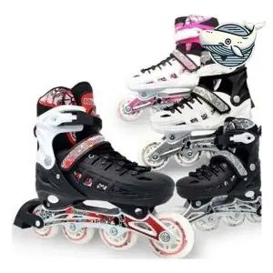 [하프클럽/]버즈런 아동 사이즈조절 인라인 스케이트 S M