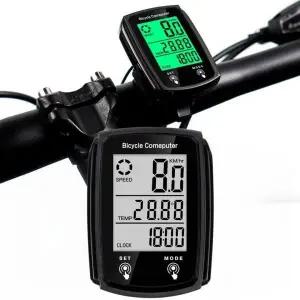 [하프클럽/]터치형 스마트 디지털 백라이트 자전거 거리측정기 속도계
