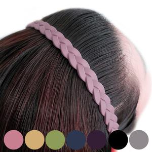 안아픈 플라스틱 꽈배기 얇은머리띠 헤어밴드 남자 여자 MA21