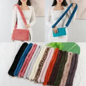 B53 베이직L 가방끈 퍼스트랩 크로스끈 롱끈 스트랩 페이크 퍼 털 가방 크로스백 끈 장식