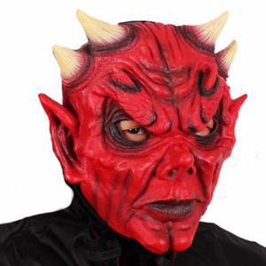 할로윈 사람 얼굴 가면 탈 도깨비 웃는 고무 악마 데빌 귀신 무서운 공포 고스트 마스크