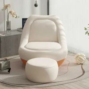 거실 안락의자 침실 휴식 싱글 1인 독서 미니 소파 소파의자(가죽천)