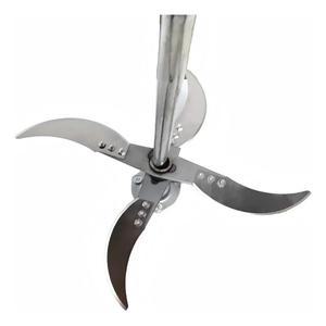 4중 칼날 과일 야채 절단기, 50CM 로드 샤프트 베이스 전동 드릴 다지기, 농장 돼지 사료 분쇄기, 교반기