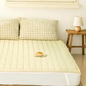 침대시트 4면 슈퍼싱글매트리스커버 슈퍼싱글커버 프리미엄 고정밴드형 극세사