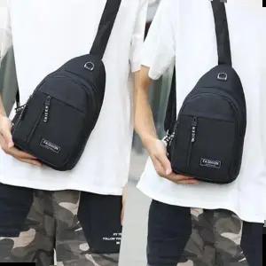 소지품가방 (청결공감) 데일리슬링백 지퍼1단 크로스백 여행가방