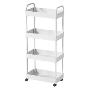 냉장고틈새선반 세탁기 옆 틈새 슬립 바퀴 수납장 이동식 공간 정리 랙 부엌